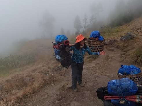 rinjani route