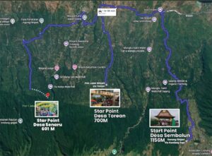 rinjani Trekking map